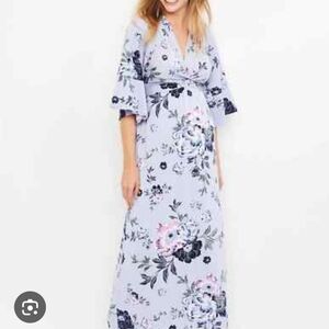 Jessica Simpson Maternity Faux Wrap Floral Dress Size M
